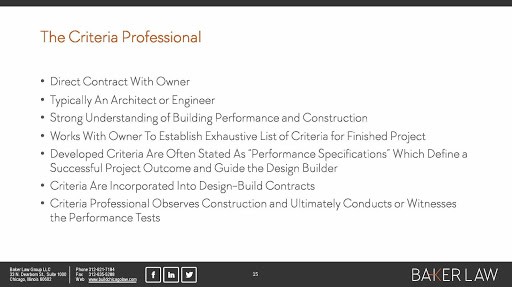 PROJECT DELIVERY METHODS FOR DESIGN AND CONSTRUCTION