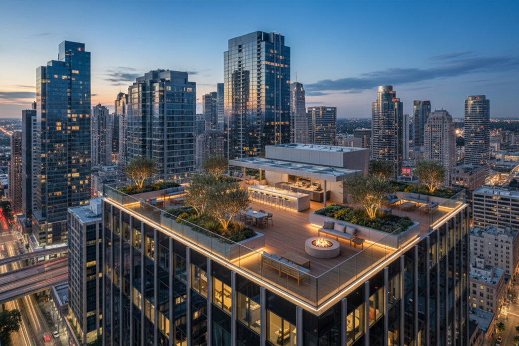 roof-deck-build-out-atop-a-tall-tower-in-a-major-city-business-district.